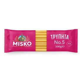 MISKO ΜΑΚΑΡΟΝΙΑ ΤΡΥΠΗΤΑ Nο5 500GR