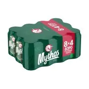 MYTHOS Μπίρα Lager 8x330ml +4 Δώρο