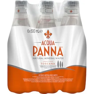 ACQUA PANNA Φυσικό Μεταλλικό Νερό 6 X 500 ml