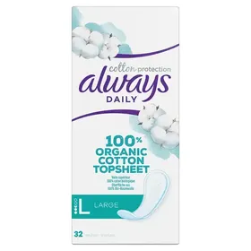 Always Cotton Protection Σερβιετάκια Large 32τεμ.