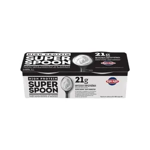 Super Spoon High Protein Επιδόρπιο Γιαουρτιού 2*205gr