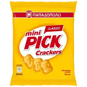 Παπαδοπούλου Mini Pick Crackers Κλασικα 70gr