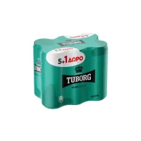 Tonic Water Κουτί Tuborg 6x330 ml 5+1 Δώρο
