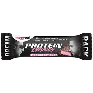 MOOVEAT Μπάρα Πρωτεϊνης 30% Crunch Strawberry Snap 65g
