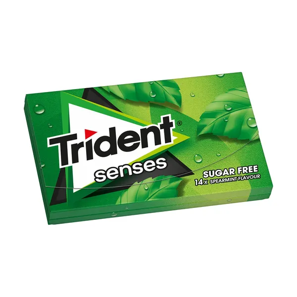 TRIDENT Senses Τσίχλες Δυόσμος Χωρίς ζάχαρη 14τεμ 27g