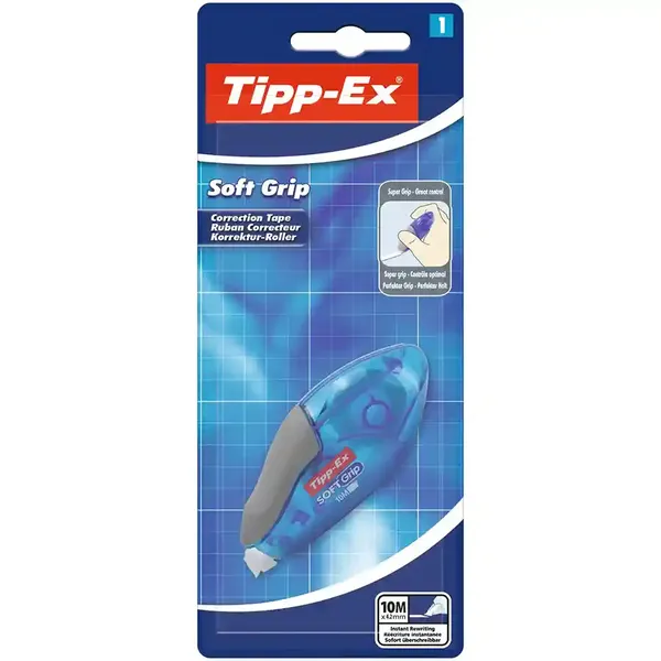 Tipp-Ex Soft Grip Διορθωτική Ταινία 1