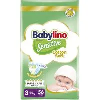 Babylino Sensitive Πάνες 56τεμ Νο3 (4-9Kg)