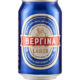 ΒΕΡΓΙΝΑ Μπύρα Lager Κουτί 330ml