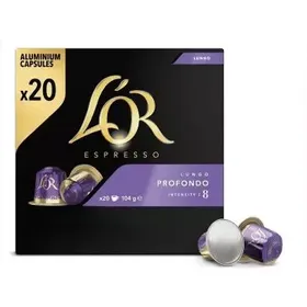 L'Or Espresso Lungo Profondo μεζούρες Καφέ Espresso συμβατές με μηχανές Nespresso* 20τεμ