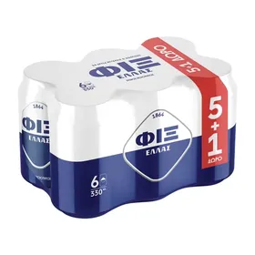 ΜΠΙΡΑ 4x500ml 6x330ml (5+1 Δώρο)