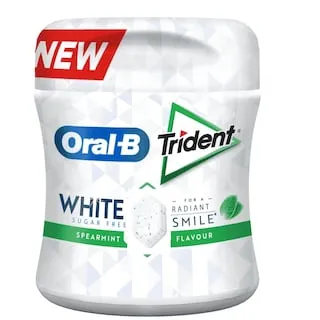 TRIDENT Τσίχλες White Δυόσμος 68g