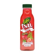 LIFE Tsai Ice Tea Herbal με Φράουλα Ιβίσκο & Ginseng Χωρίς ζάχαρη 500ml