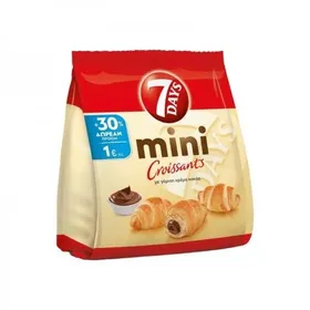7DAYS croissants mini με γέμιση κρέμα κακάο ή μιλφέιγ 103γρ.