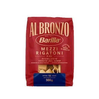 Barilla Bronzo Mezzi Rigatoni 500gr