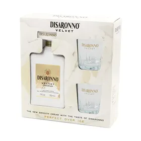 Λικέρ Disaronno Velvet + 2 Ποτήρια