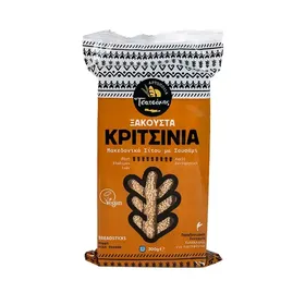Κριτσίνια ξακουστά vegan ΤΣΑΤΣΑΚΗΣ μακεδονικά σίτου με σουσάμι 300γρ.