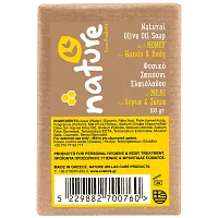 Nature Φυσικό Σαπούνι Ελαιολάδου Με Μέλι 100gr