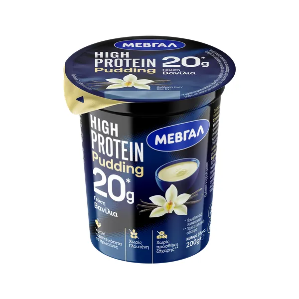 High Protein Πουτίγκα κακάο, βανίλια ή αλατισμένη καραμέλα