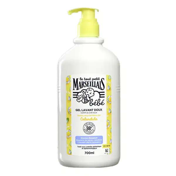 Le Petit Marseillais Bebe Αφρόλουτρο & Σαμπουάν Καλέντουλα 2Σε1 700ml.