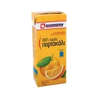 ECONOMY 100% Χυμός Πορτοκάλι 250ml