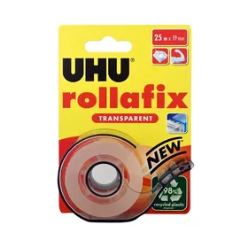 UHU rollafix διάφανη 25m με βάση blister