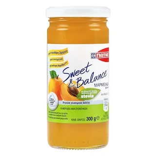 SWEET & BALANCE Μαρμελάδα Βερίκοκο με Στέβια 300g