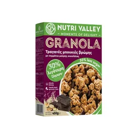 GRANOLA με κομμάτια μαύρης σοκολάτας & γεύση μπανάνας