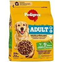 Pedigree Adult Ξηρή Τροφή Σκύλου Κοτόπουλο & Λαχνικά 2.6kg