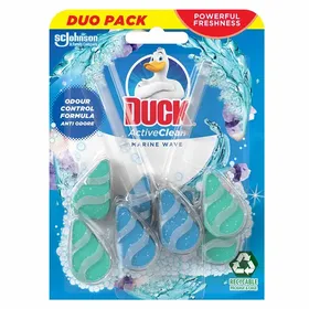 Duck Active Clean Μπλοκ Τουαλέτας Marine Duo Pack 2x38,6γρ.