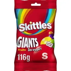 SKITTLES Καραμέλες Φρούτων Giants 116g