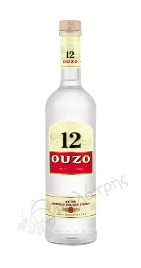 ΟΥΖΟ 12 Με την Αυθεντική Πολίτικη Συνταγή 700ml 40%vol