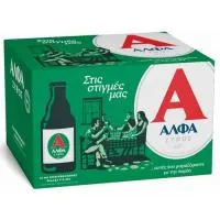 Μπύρα Lager Φιάλη Άλφα 12x250 ml