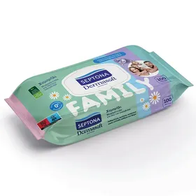 Dermasoft μωρομάντηλα family 100τεμ.