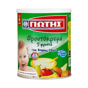 ΓΙΩΤΗΣ Φρουτόκρεμα 5 Φρούτα 6+ μηνών 300g