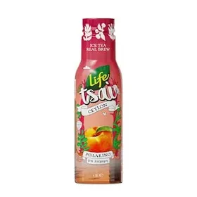 LIFE Ice Tea Κεϋλάνης Ροδάκινο Χωρίς Ζάχαρη 1.5lt