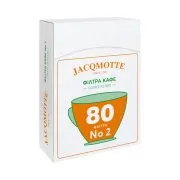 JACQMOTTE Φίλτρα Καφέ Νο2 Συσκευασία 80τεμ.
