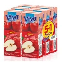 VIVA φυσικός χυμός μήλο 250ml