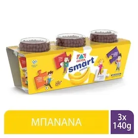 SMART Επιδόρπιο Γιαουρτιού Μπανάνα 3x140g