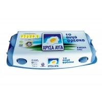 Αυγά Φρέσκα Medium 10τεμ Χρυσά Αυγά 53-63g