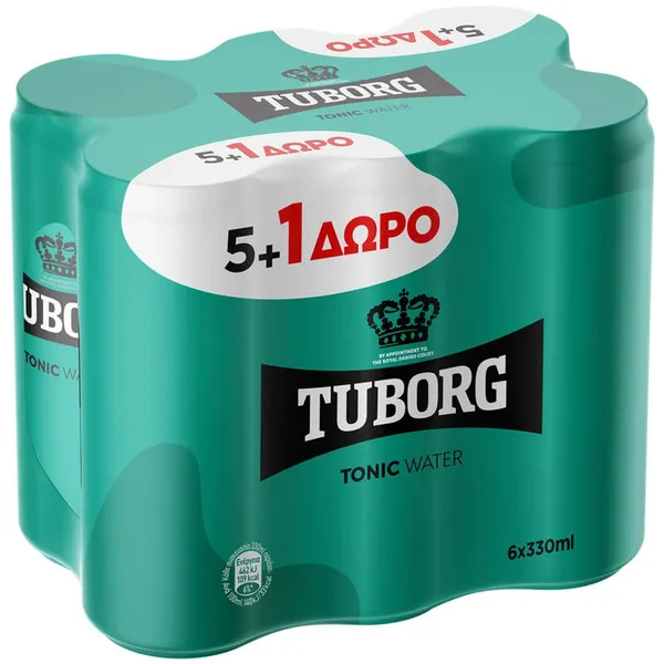 tonic water κουτί 330ml 5+1 Δώρο