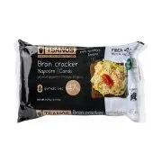 TSANOS Bran Cracker με Πίτουρο Σιταριού & Χαρούπι Χωρίς προσθήκη ζάχαρης Vegan 107g