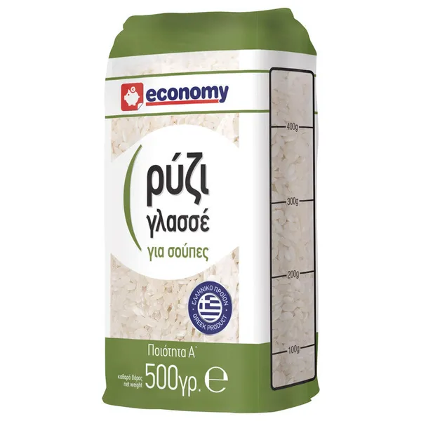 ECONOMY Ρύζι Γλασσέ 500gr