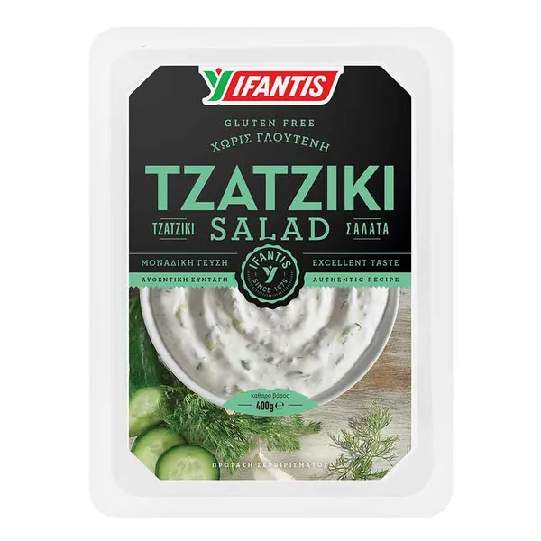 Τζατζίκι χ. γλουτένη 400γρ.