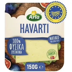 Havarti ARLA σε φέτες ωρίμανσης 150gr ή light 175gr