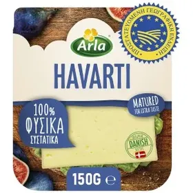 Havarti ARLA σε φέτες ωρίμανσης 150gr ή light 175gr