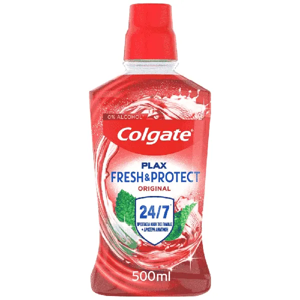 COLGATE στοματικό διάλυμα Plax Fresh+Protect 500ml