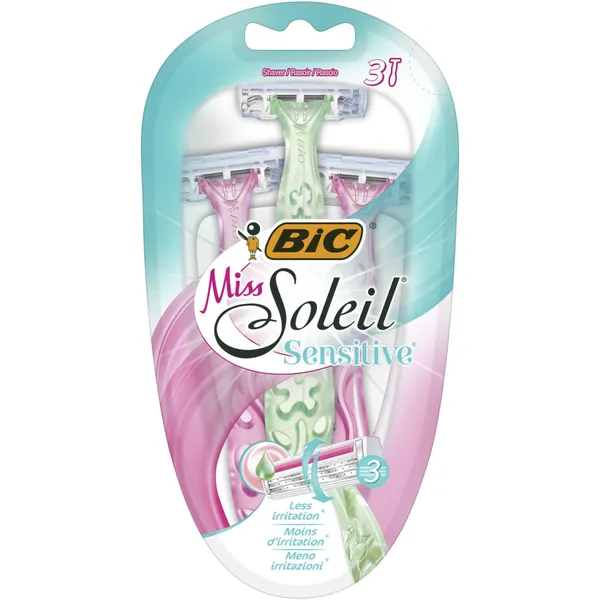 BIC ξυραφάκια miss soleil sensitive 3 τεμάχια