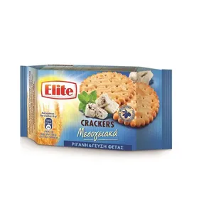CRACKERS ΜΕΣΟΓΕΙΑΚΑ Ρίγανη και Γεύση Φέτας, Ντομάτα και Βασιλικός, Φυσική Γεύση με Σουσάμι