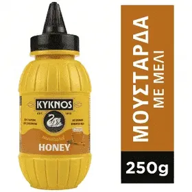 Kyknos Μουστάρδα Με Μέλι Πλαστική Φυάλη 250gr