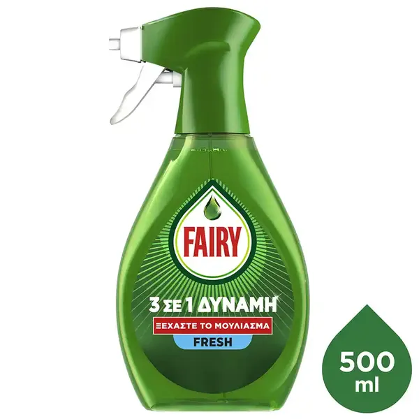 Fairy Power Υγρό Πιάτων Σπρέυ Fresh 500ml